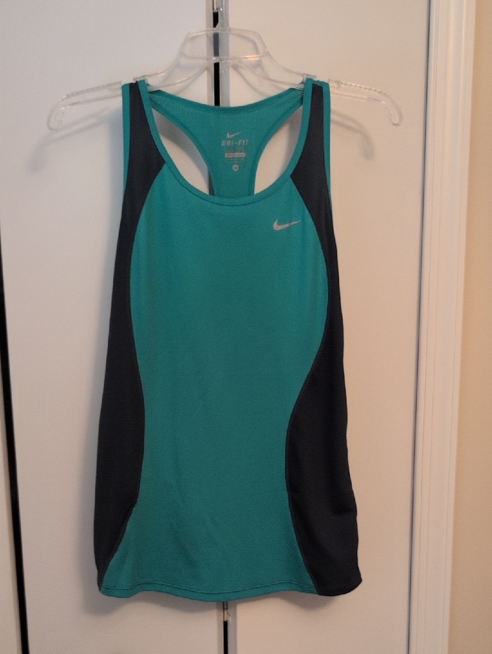 Nike Teal Mesh Dri-FIT Racerback Tank Top